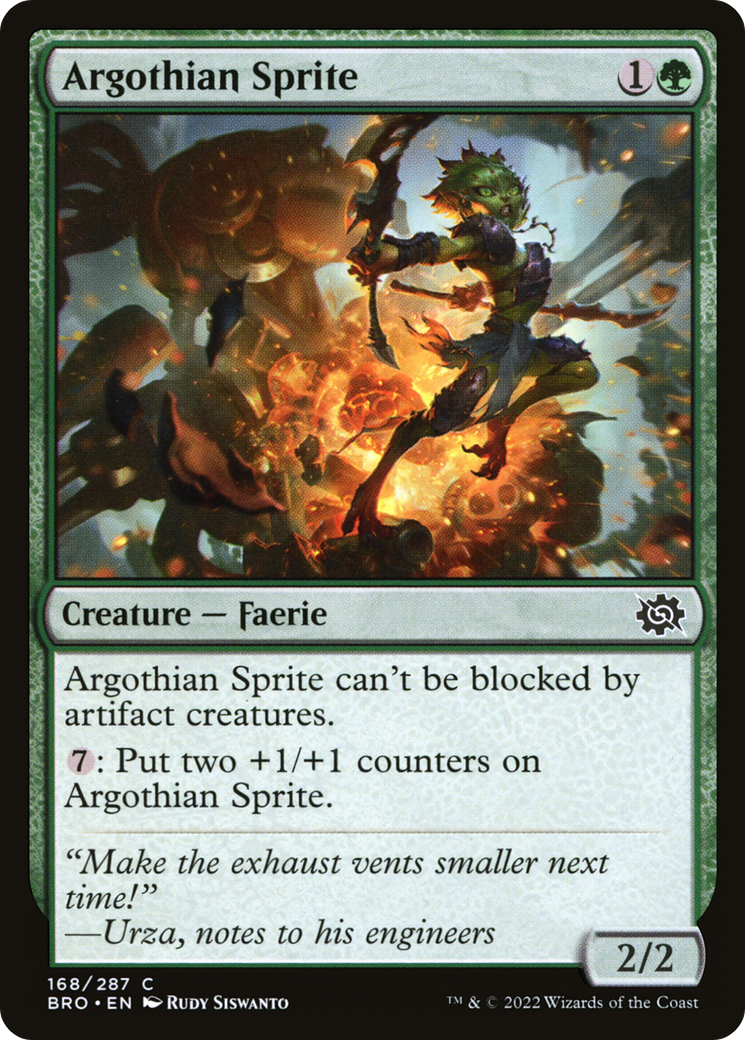Magic: The Gathering - Argothian Sprite Foil - The Brothers' War
