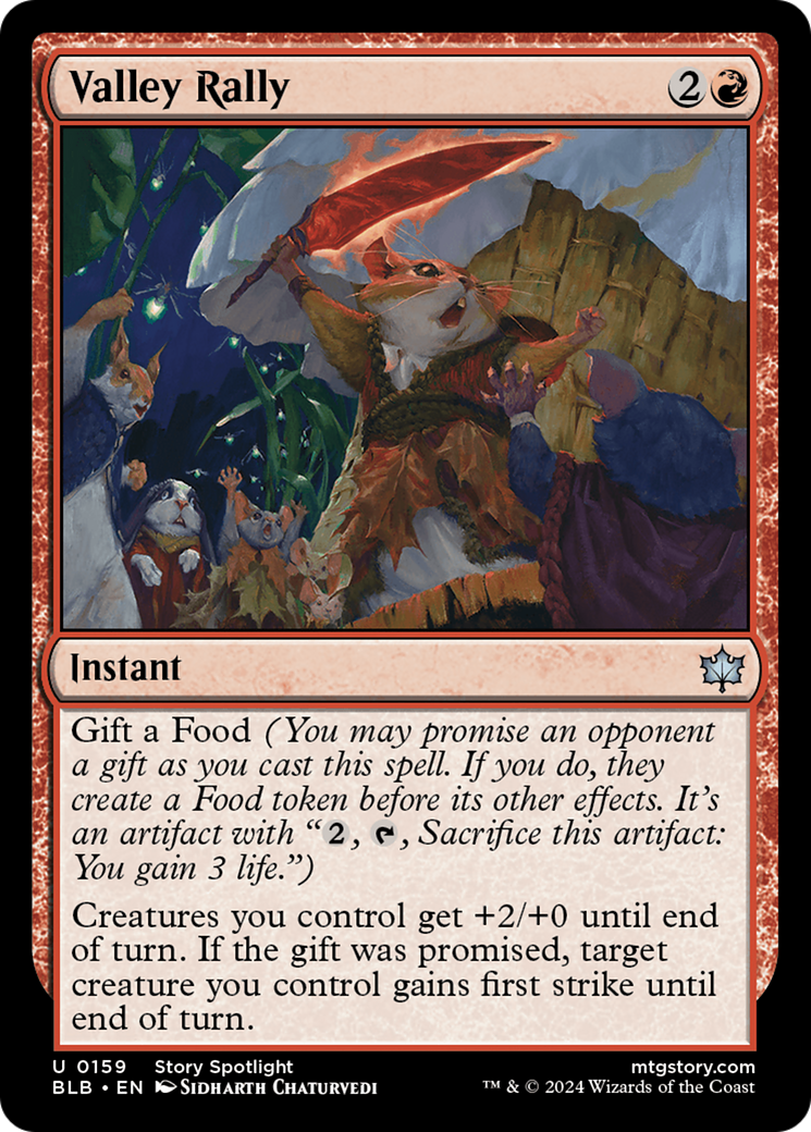 Magic: The Gathering - Valley Rally Foil - Bloomburrow