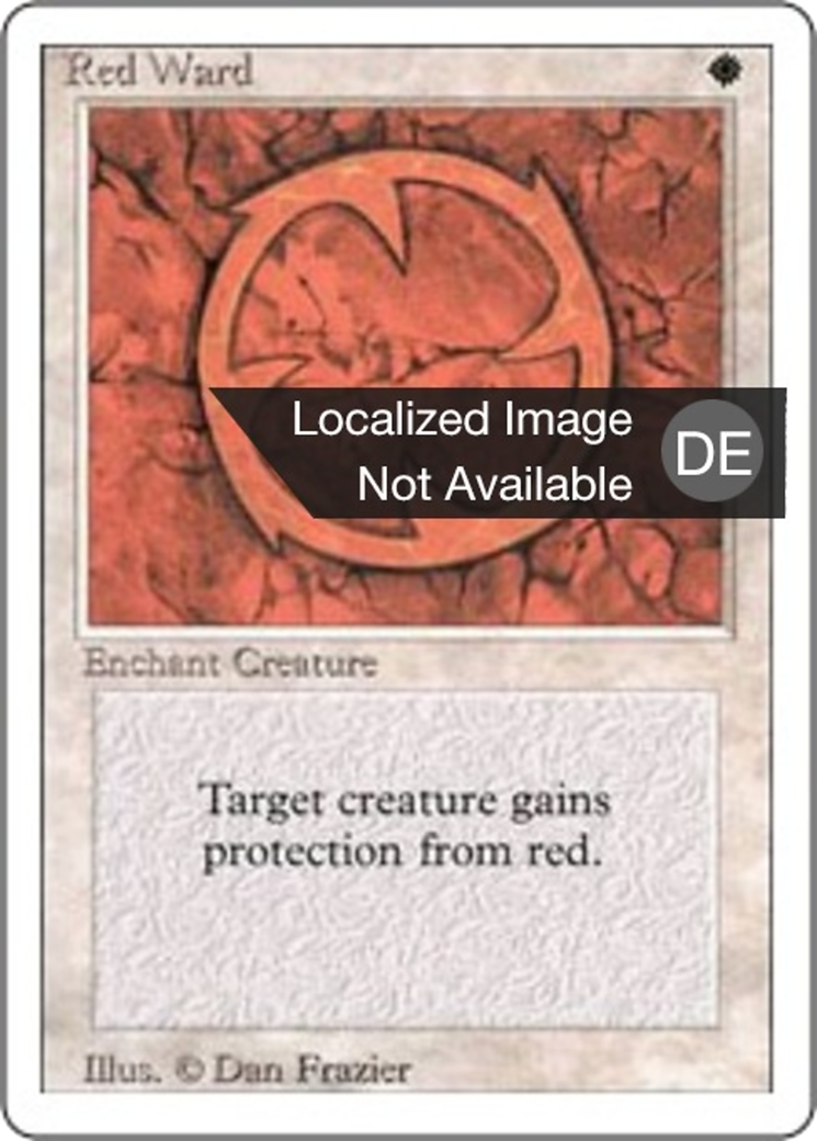 Magic: The Gathering - Roter Schutz - Revised Edition