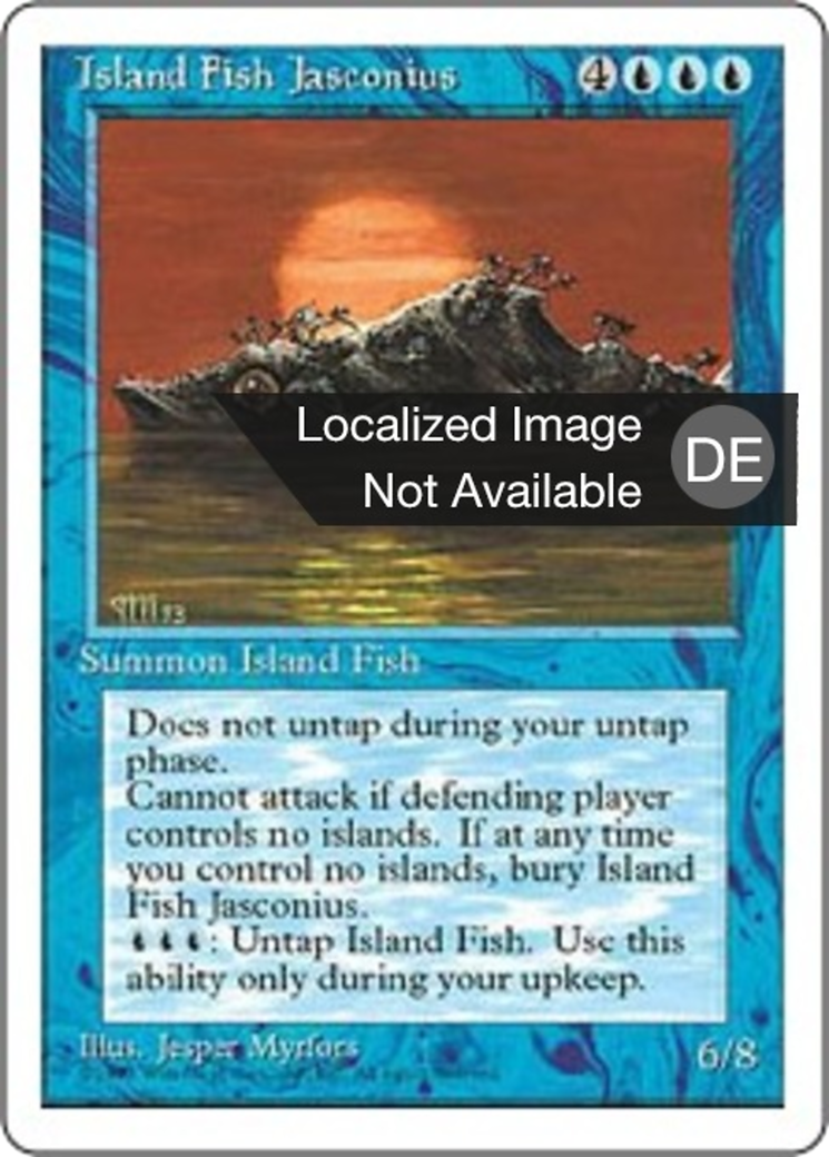 Magic: The Gathering - Inselfisch Jasconius - Fourth Edition