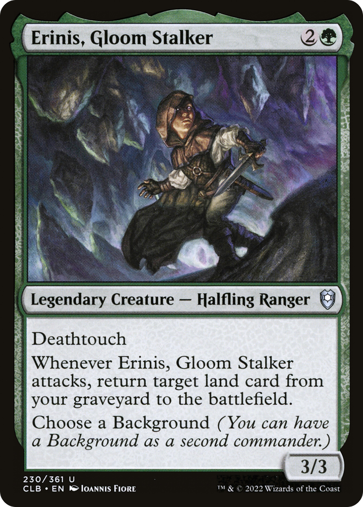 Magic: The Gathering - Erinis, Gloom Stalker - Commander Legends: Battle for Baldur's Gate