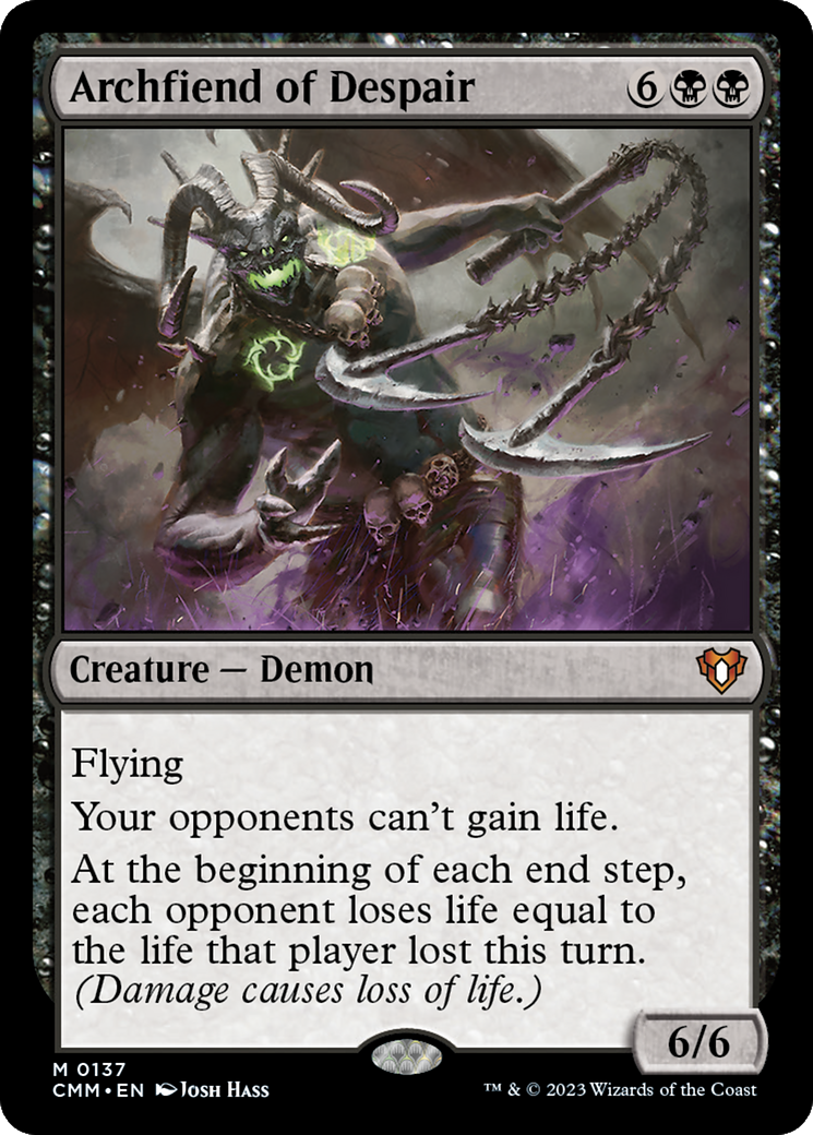 Magic: The Gathering - Archfiend of Despair Foil - Commander Masters