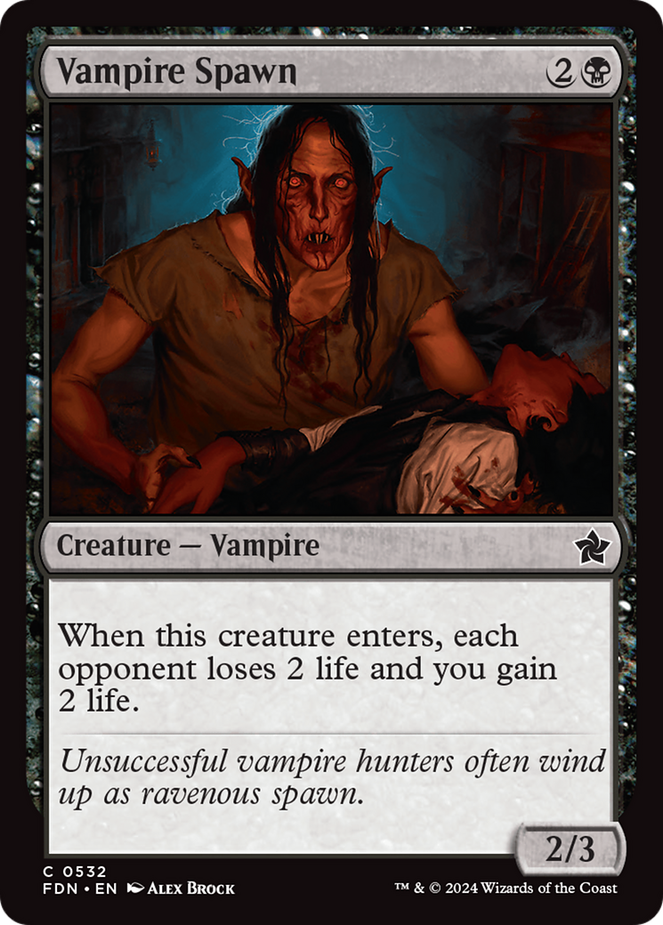 Magic: The Gathering - Vampire Spawn - Foundations