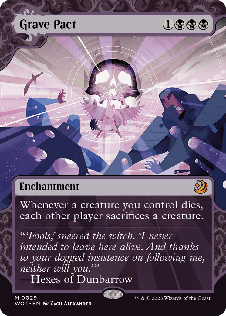 Magic: The Gathering - Grave Pact Foil - Wilds of Eldraine: Enchanting Tales