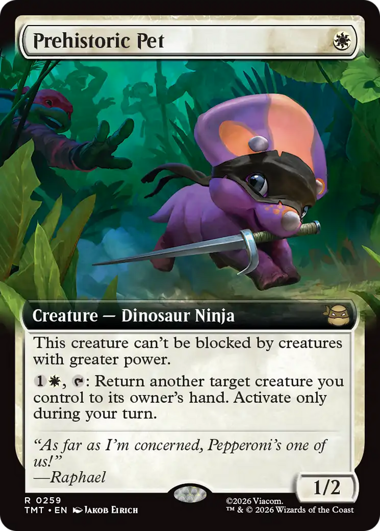 Magic: The Gathering - Prehistoric Pet - Teenage Mutant Ninja Turtles