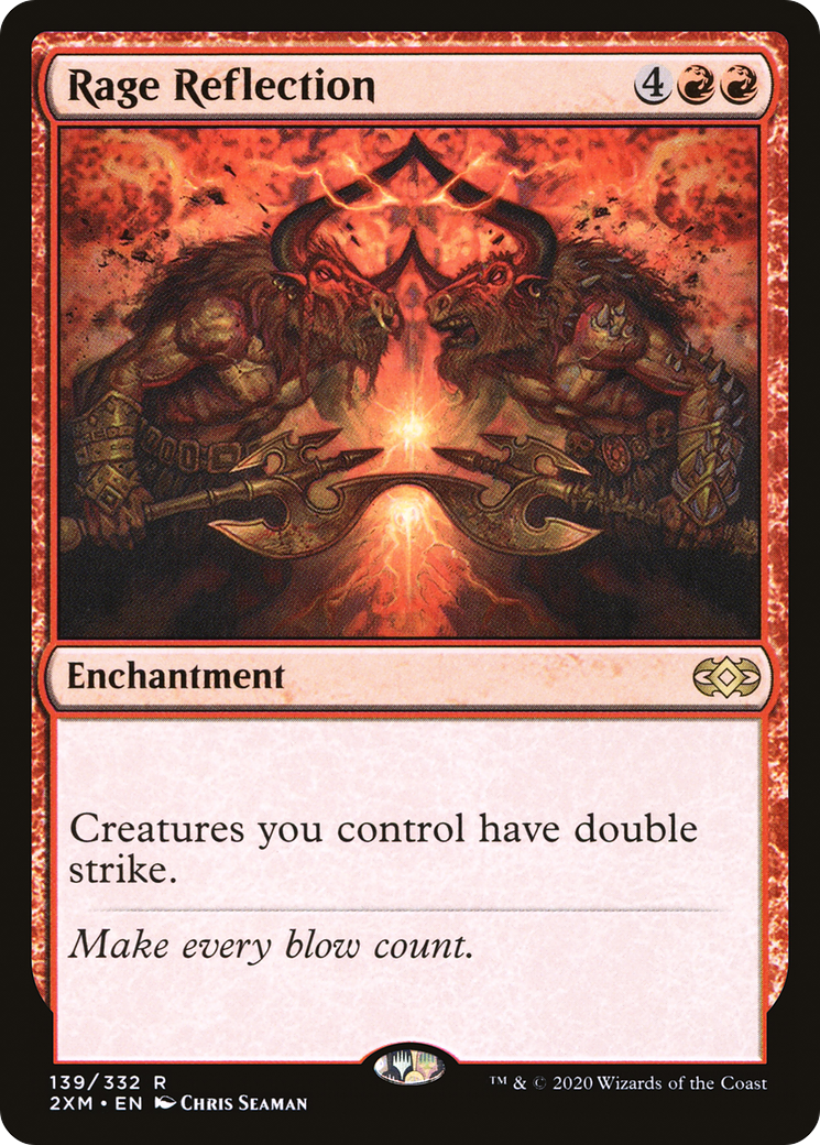 Magic: The Gathering - Rage Reflection Foil - Double Masters