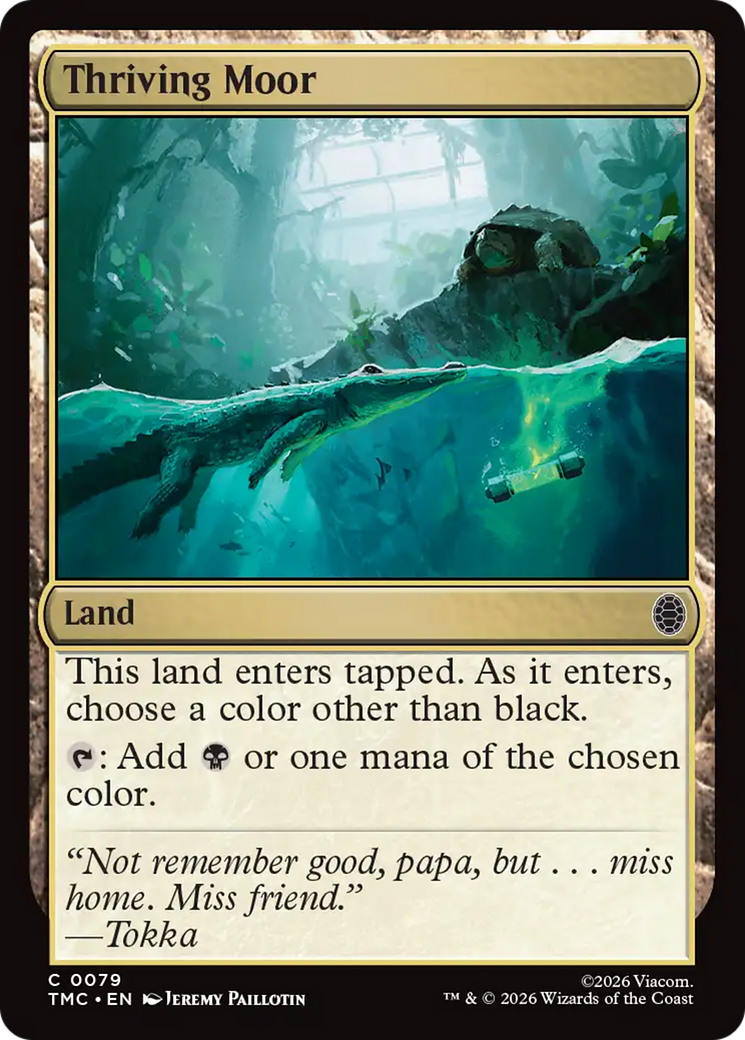 Magic: The Gathering - Thriving Moor - Teenage Mutant Ninja Turtles Eternal