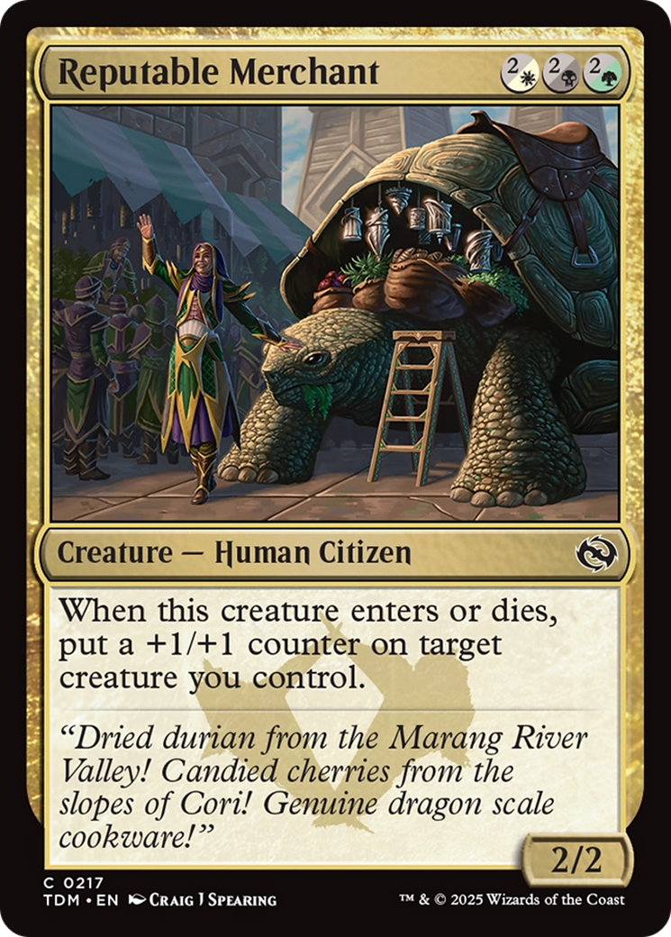 Magic: The Gathering - Reputable Merchant Foil - Tarkir: Dragonstorm
