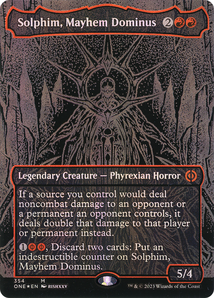 Magic: The Gathering - Solphim, Mayhem Dominus Foil - Phyrexia: All Will Be One