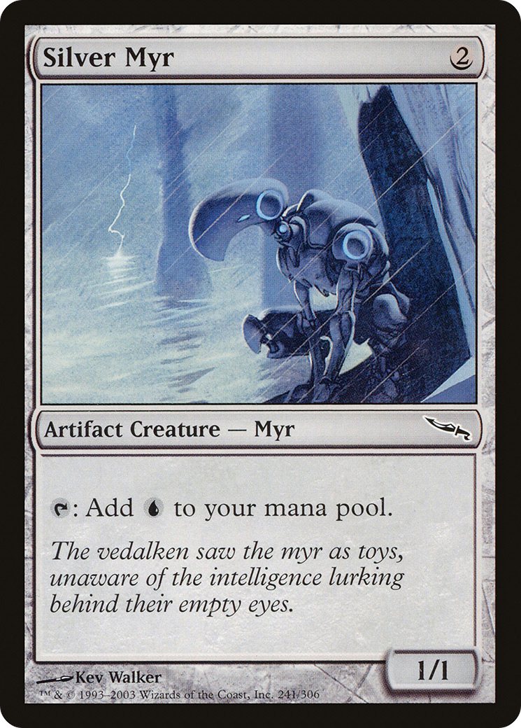 Magic: The Gathering - Silver Myr Foil - Mirrodin