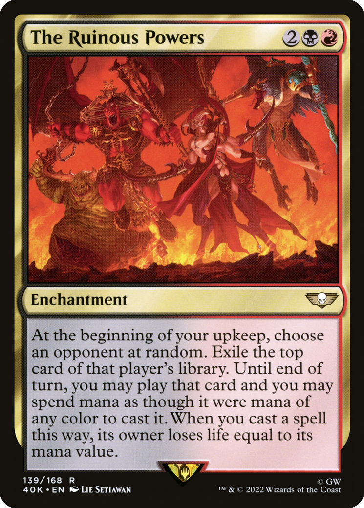 Magic: The Gathering - The Ruinous Powers - Warhammer 40000 Commander