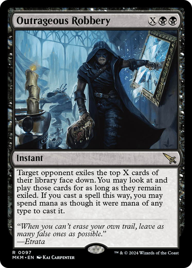 Magic: The Gathering - Outrageous Robbery - Murders at Karlov Manor