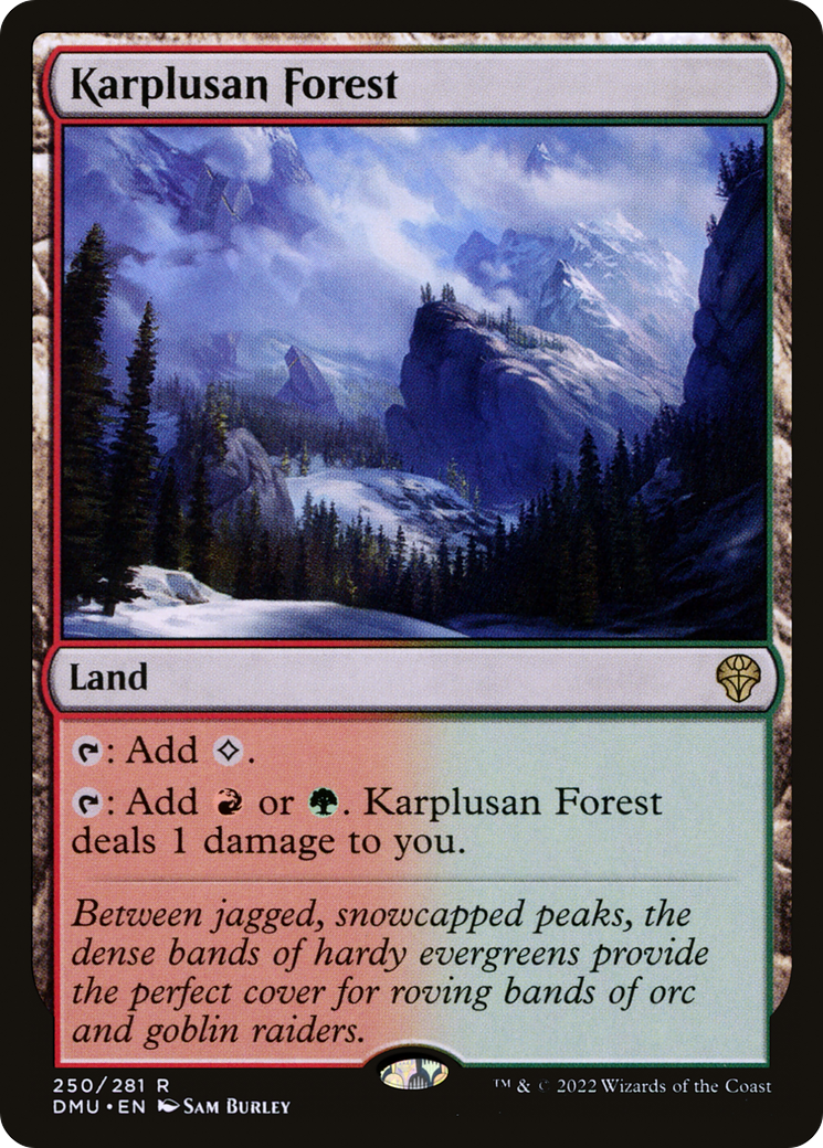 Magic: The Gathering - Karplusan Forest Foil - Dominaria United