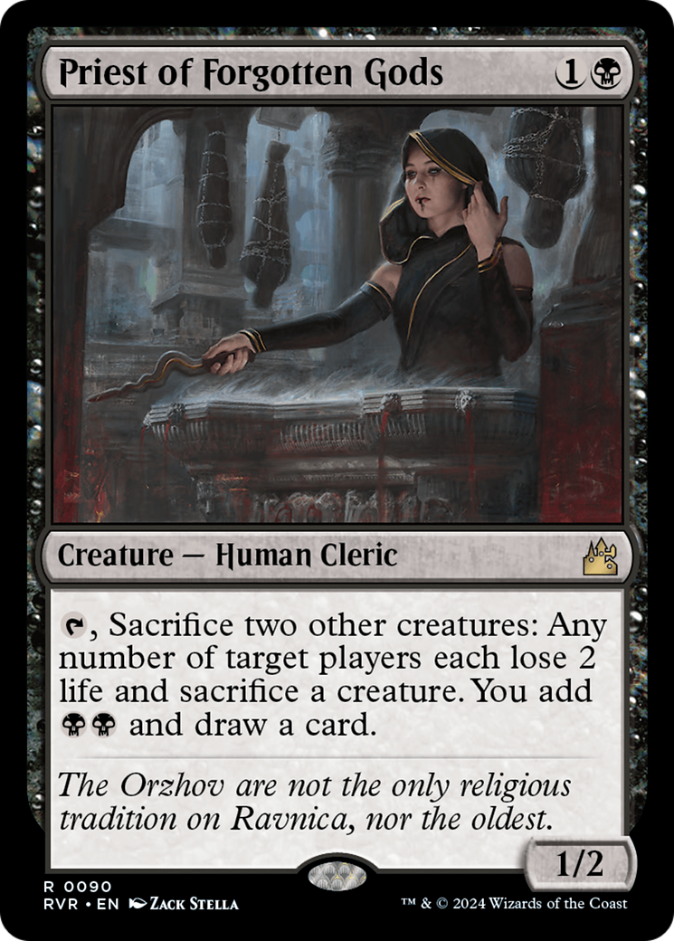Magic: The Gathering - Priest of Forgotten Gods Foil - Ravnica Remastered