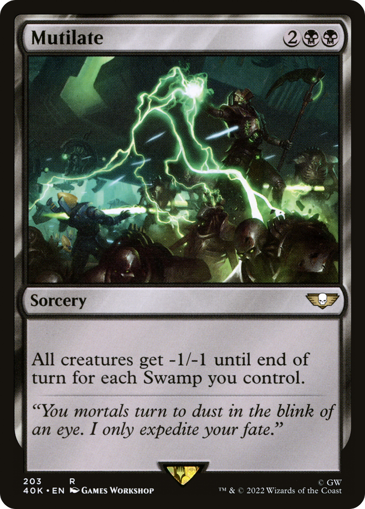 Magic: The Gathering - Mutilate - Warhammer 40000 Commander