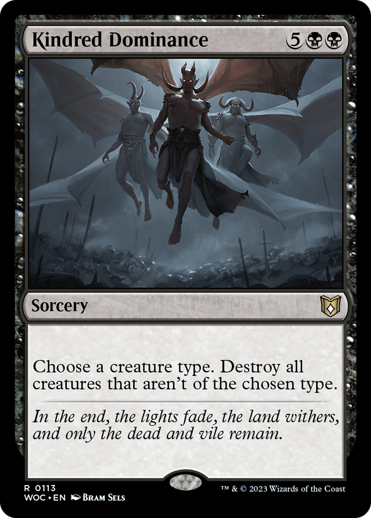 Magic: The Gathering - Kindred Dominance - Wilds of Eldraine Commander
