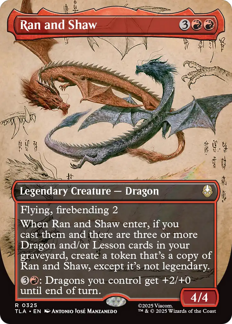 Magic: The Gathering - Ran and Shaw Foil - Avatar: The Last Airbender