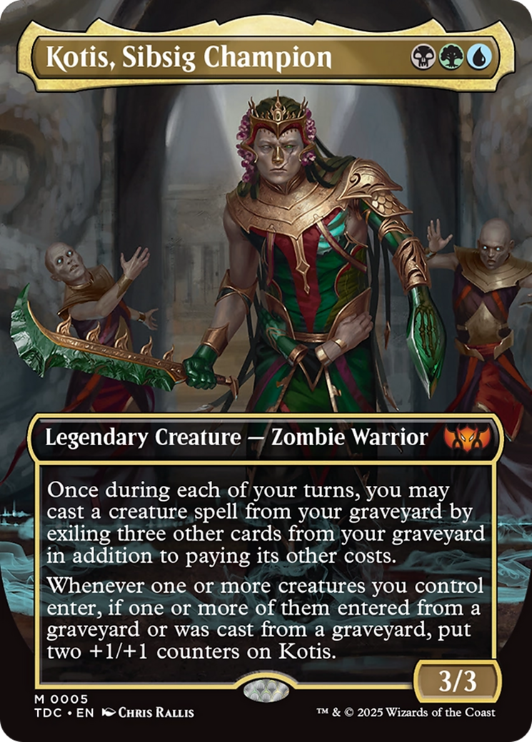 Magic: The Gathering - Kotis, Sibsig Champion Foil - Tarkir: Dragonstorm Commander