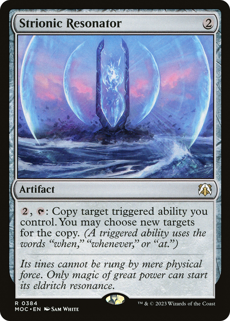 Magic: The Gathering - Strionic Resonator - March of the Machine Commander