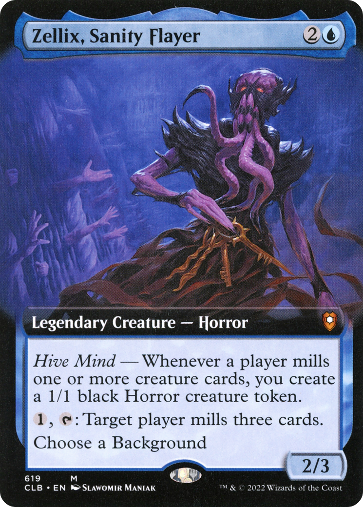 Magic: The Gathering - Zellix, Sanity Flayer Foil - Commander Legends: Battle for Baldur's Gate