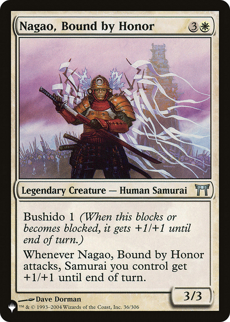Magic: The Gathering - Nagao, Bound by Honor - The List