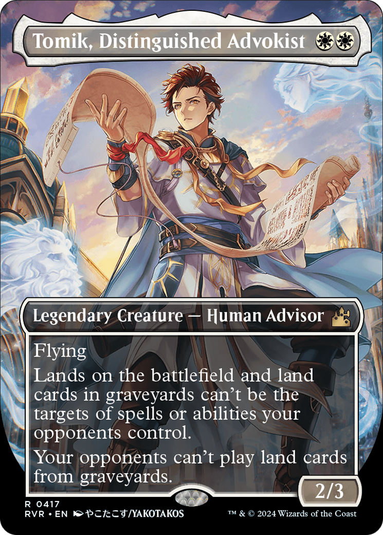 Magic: The Gathering - Tomik, Distinguished Advokist Foil - Ravnica Remastered