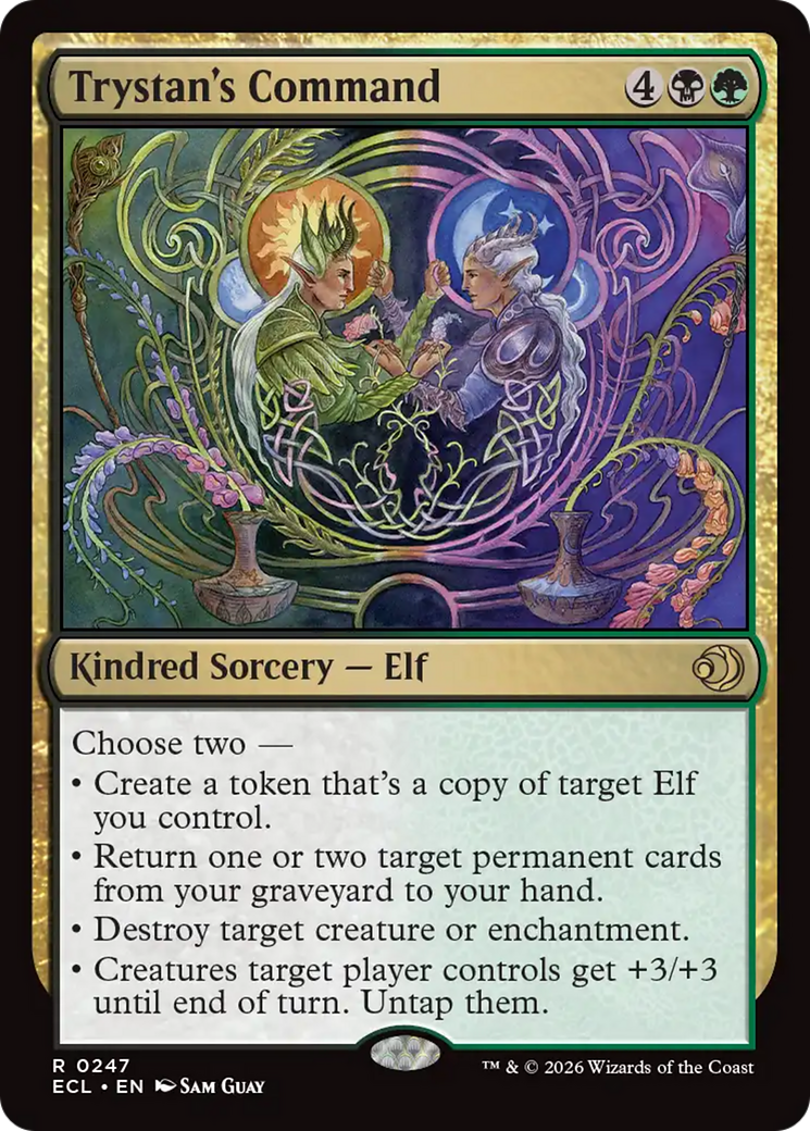 Magic: The Gathering - Trystan's Command Foil - Lorwyn Eclipsed