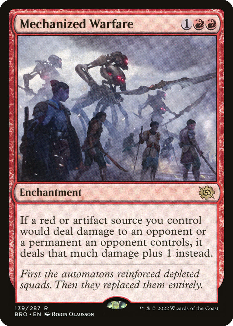 Magic: The Gathering - Mechanized Warfare Foil - The Brothers' War