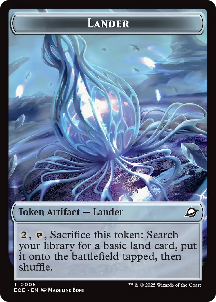 Magic: The Gathering - Lander Token - Edge of Eternities Tokens