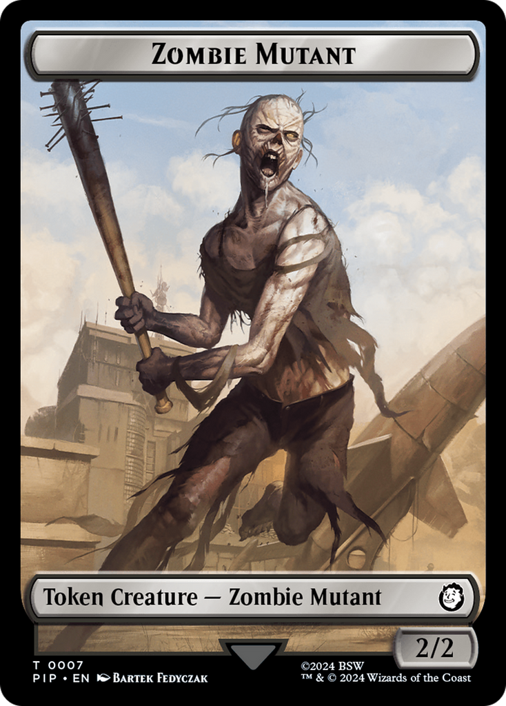 Magic: The Gathering - Zombie Mutant Token - Fallout Tokens