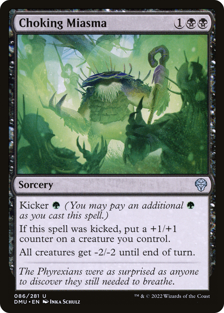 Magic: The Gathering - Choking Miasma Foil - Dominaria United