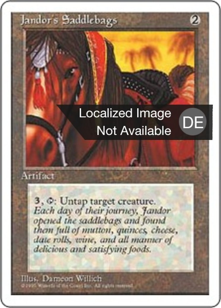 Magic: The Gathering - Jandors Satteltaschen - Fourth Edition