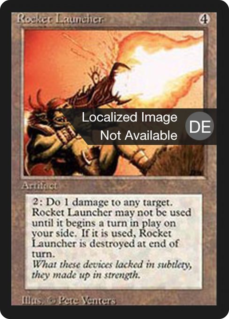 Magic: The Gathering - Raketenwerfer - Foreign Black Border