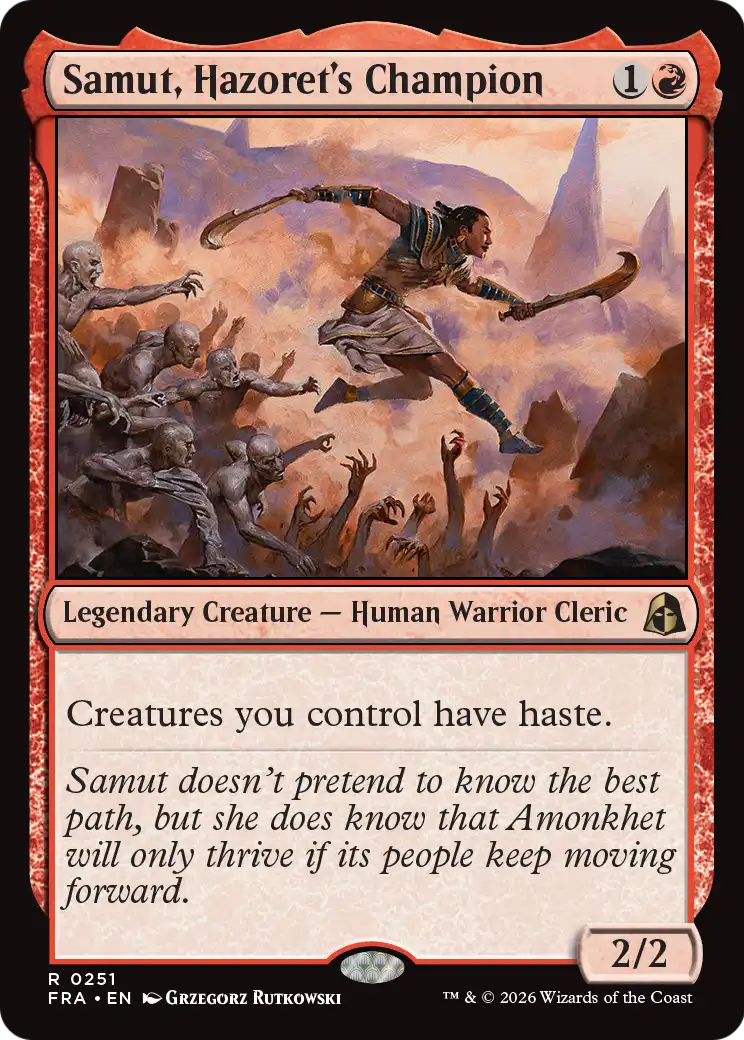 Magic: The Gathering - Samut, Hazoret's Champion - Reality Fracture