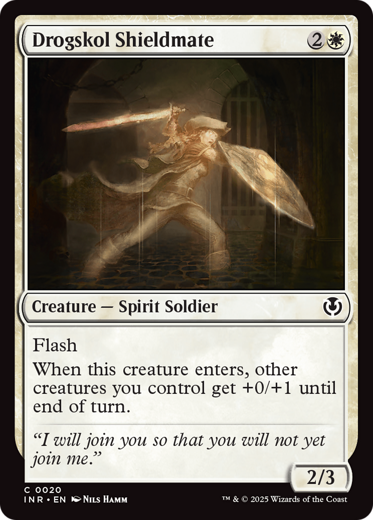 Magic: The Gathering - Drogskol Shieldmate Foil - Innistrad Remastered