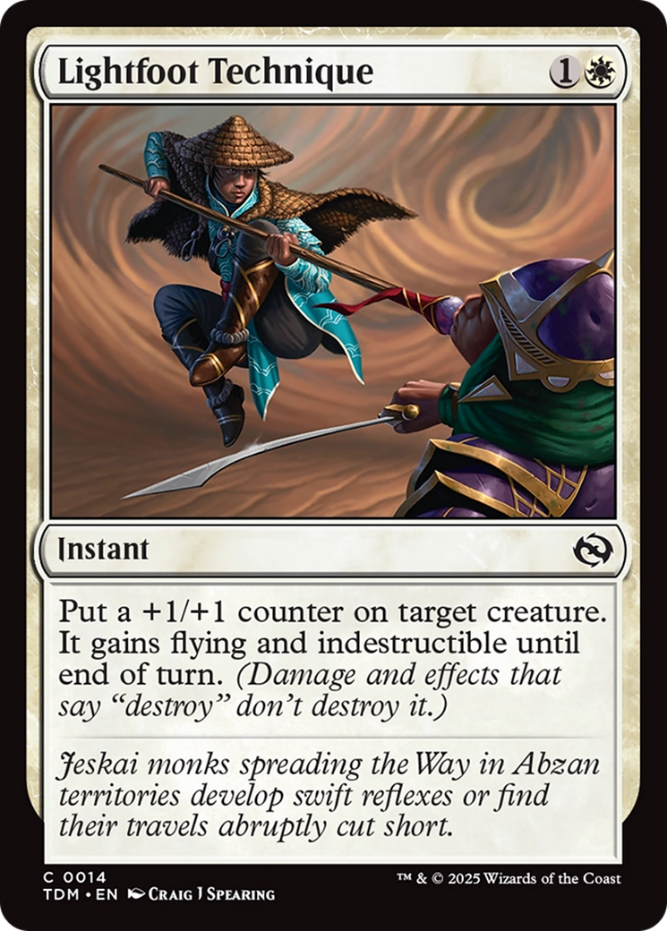 Magic: The Gathering - Lightfoot Technique Foil - Tarkir: Dragonstorm