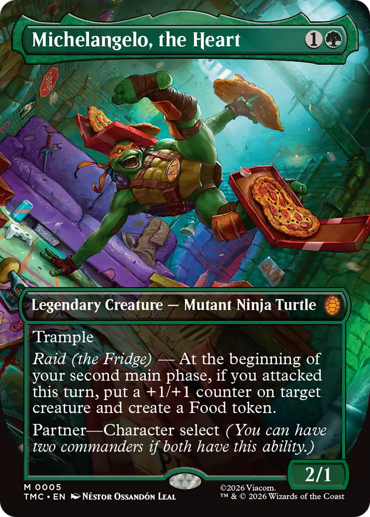 Magic: The Gathering - Michelangelo, the Heart Foil - Teenage Mutant Ninja Turtles Eternal