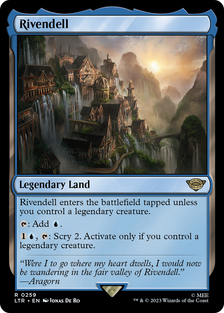 Magic: The Gathering - Rivendell - The Lord of the Rings: Tales of Middle-earth