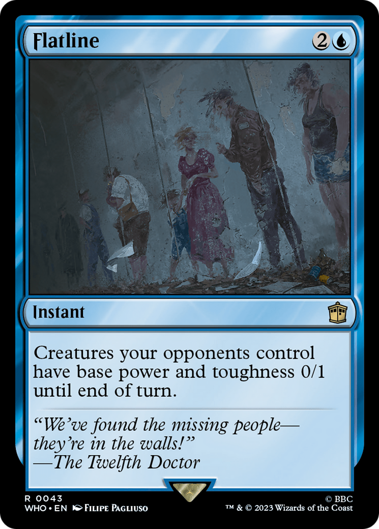 Magic: The Gathering - Flatline Foil - Doctor Who