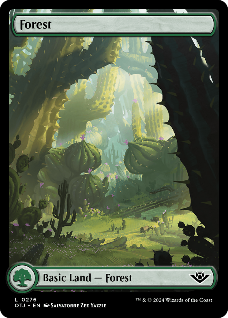 Magic: The Gathering - Forest #276 Foil - Outlaws of Thunder Junction