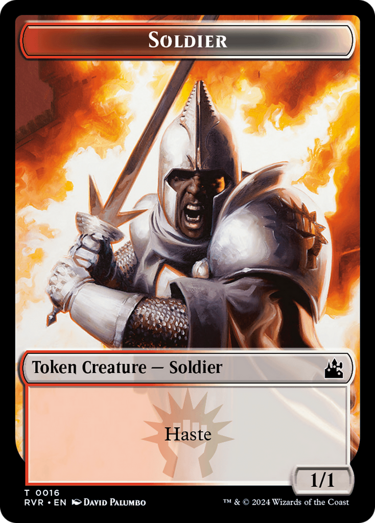 Magic: The Gathering - Soldier Token - Ravnica Remastered Tokens