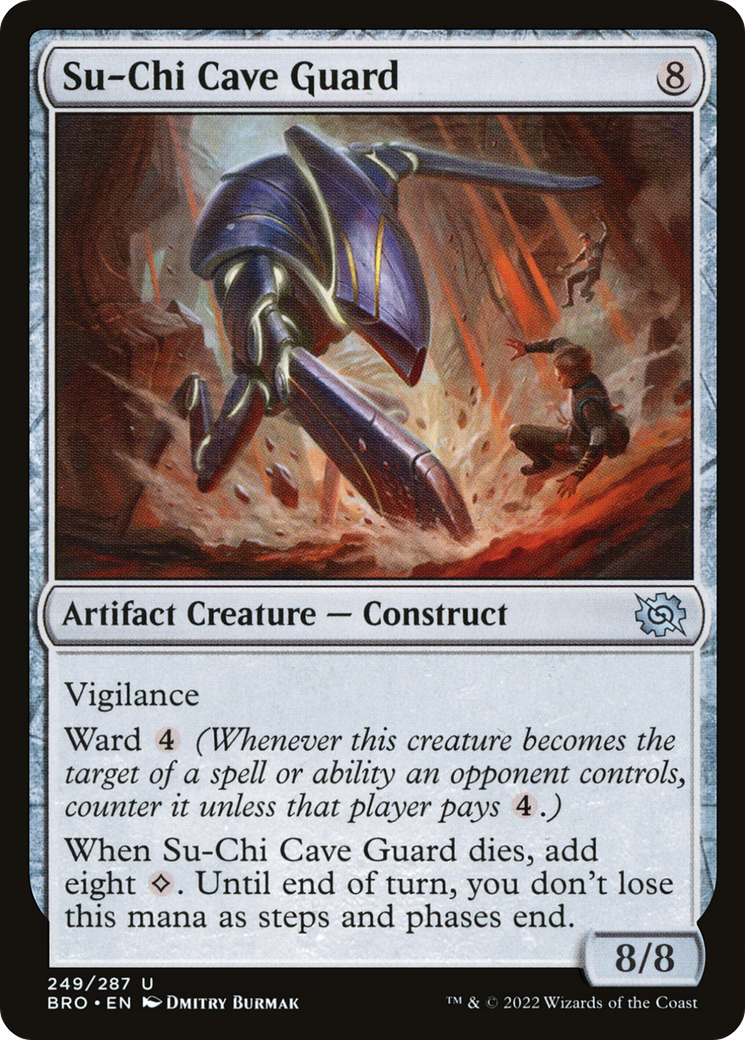 Magic: The Gathering - Su-Chi Cave Guard Foil - The Brothers' War