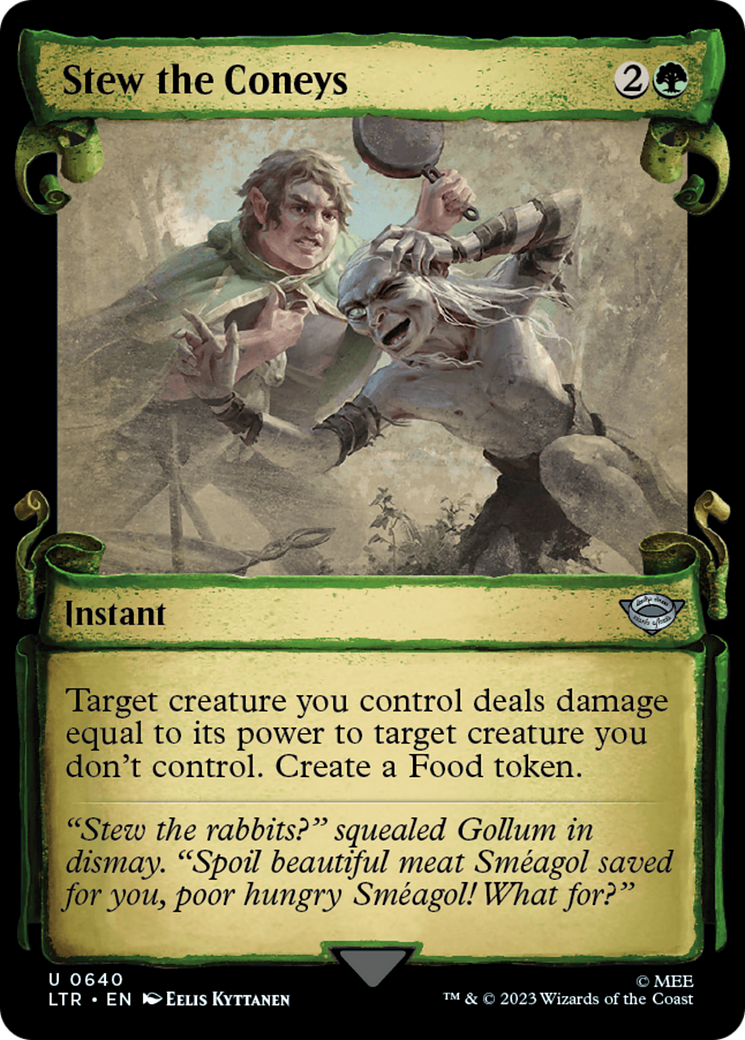 Magic: The Gathering - Stew the Coneys Foil - The Lord of the Rings: Tales of Middle-earth