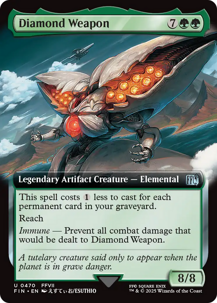 Magic: The Gathering - Diamond Weapon Foil - Final Fantasy