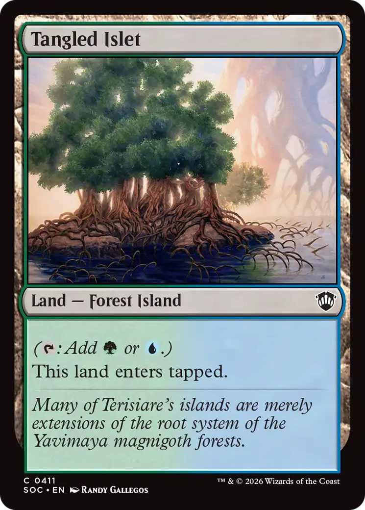 Magic: The Gathering - Tangled Islet - Secrets of Strixhaven Commander