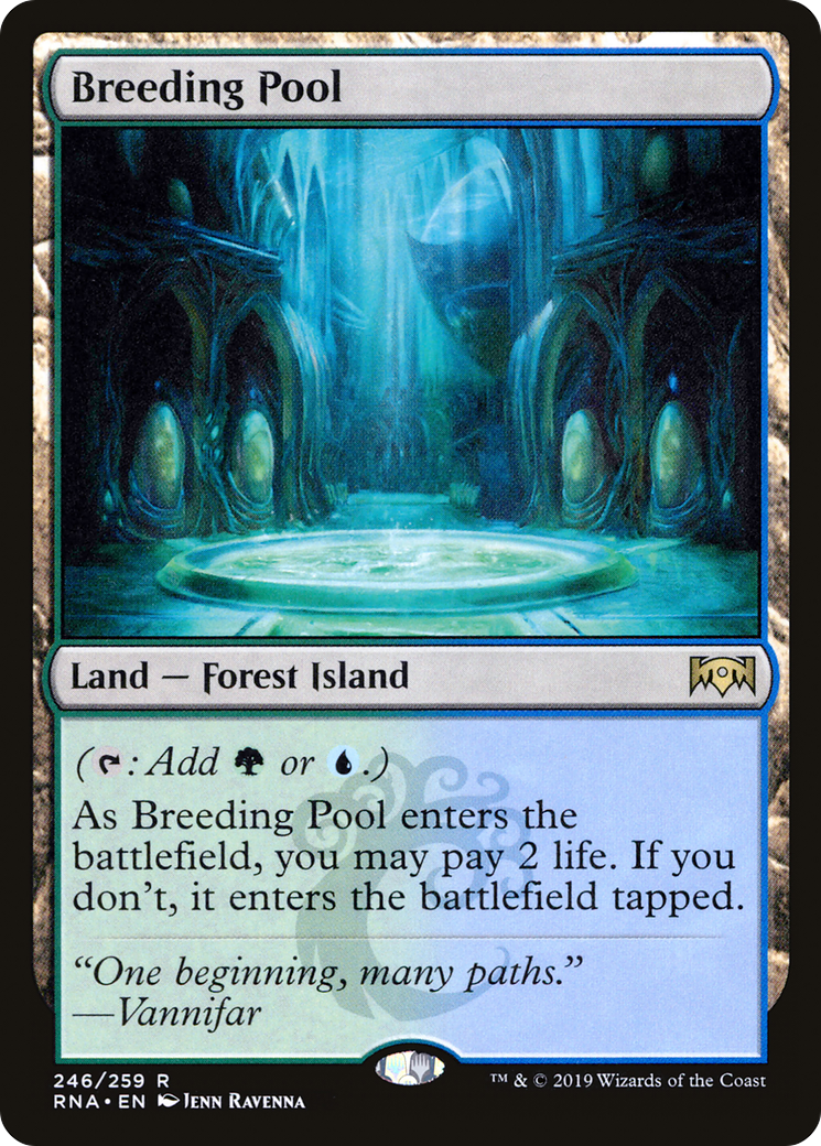 Magic: The Gathering - Breeding Pool Foil - Ravnica Allegiance