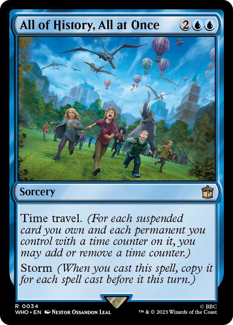 Magic: The Gathering - All of History, All at Once Foil - Doctor Who