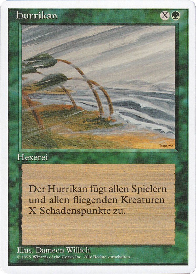 Magic: The Gathering - Hurrikan - Fourth Edition