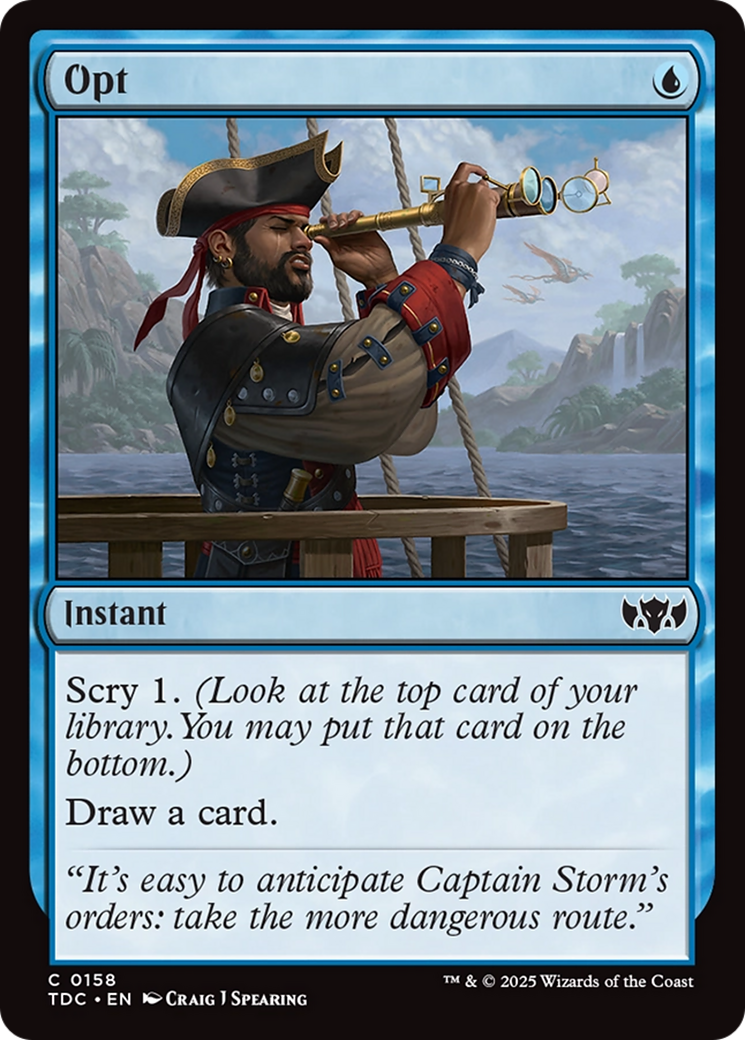 Magic: The Gathering - Opt - Tarkir: Dragonstorm Commander