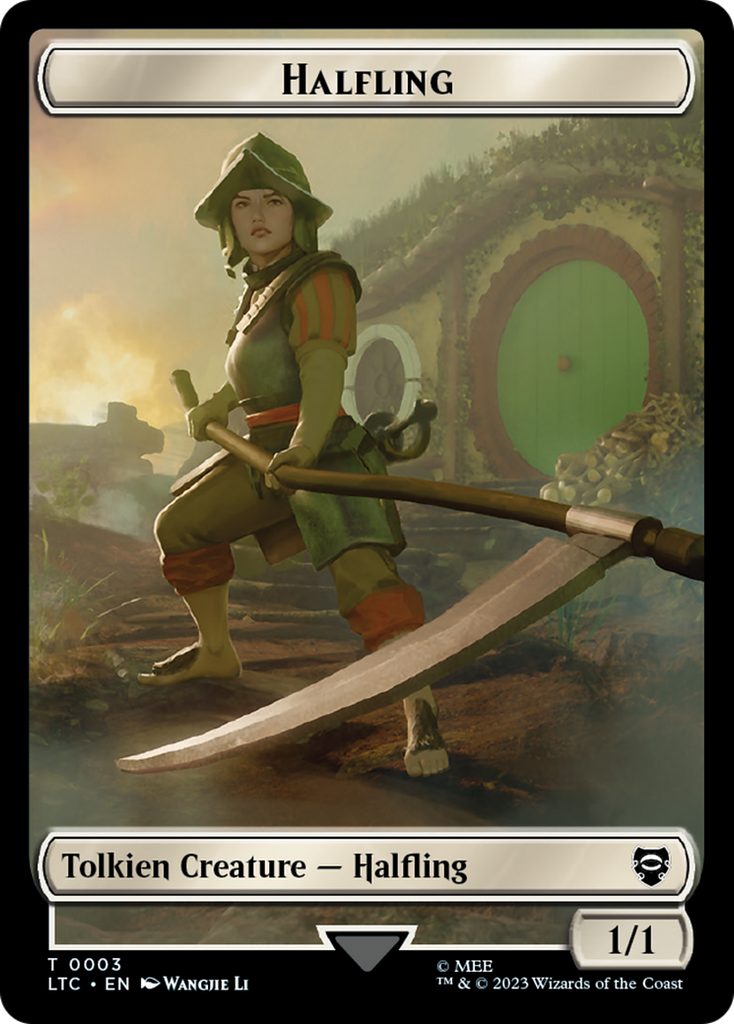 Magic: The Gathering - Halfling - Tales of Middle-earth Commander Tokens